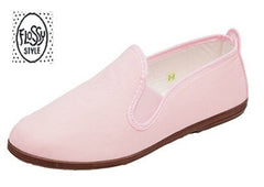 Baby Pink Flossy Style Shoe